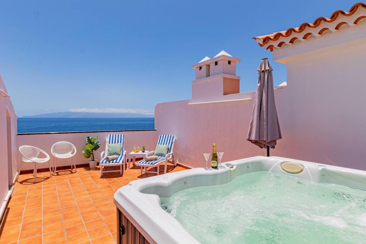 Penthouse Apt With Jacuzzi By Dream Homes Tenerife Пуерто-де-Сантьяго Екстер'єр фото