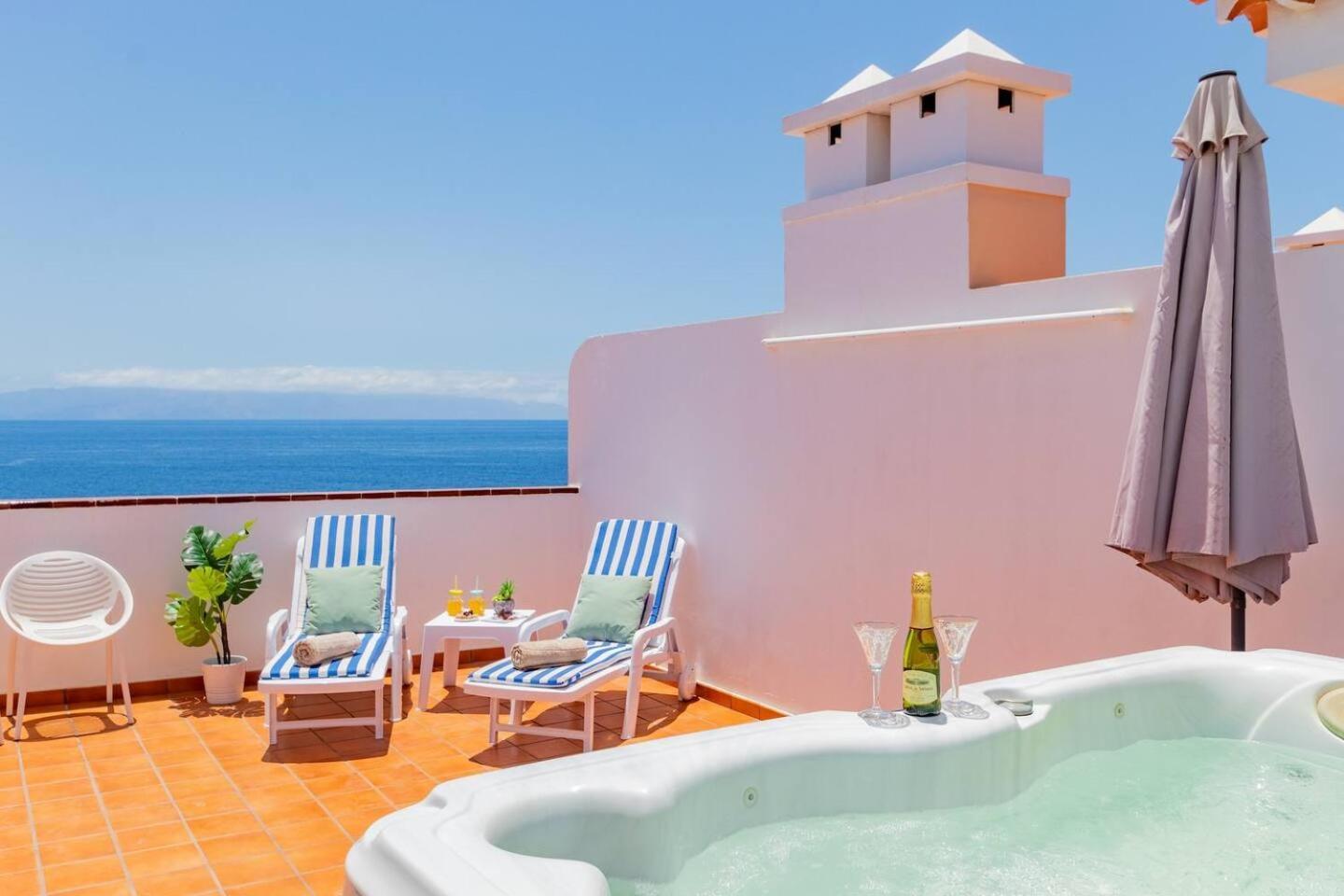 Penthouse Apt With Jacuzzi By Dream Homes Tenerife Пуерто-де-Сантьяго Екстер'єр фото